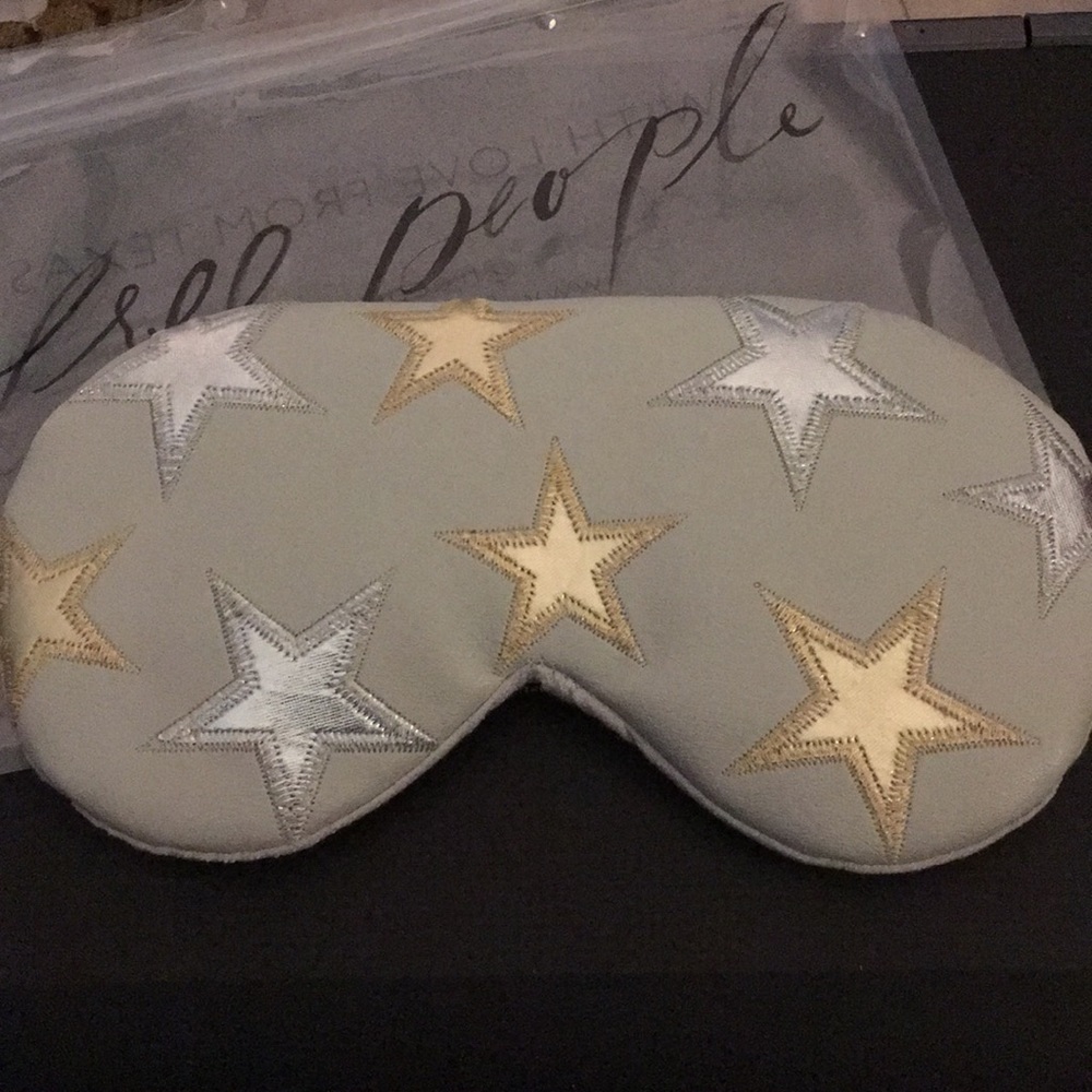 Leather eye mask